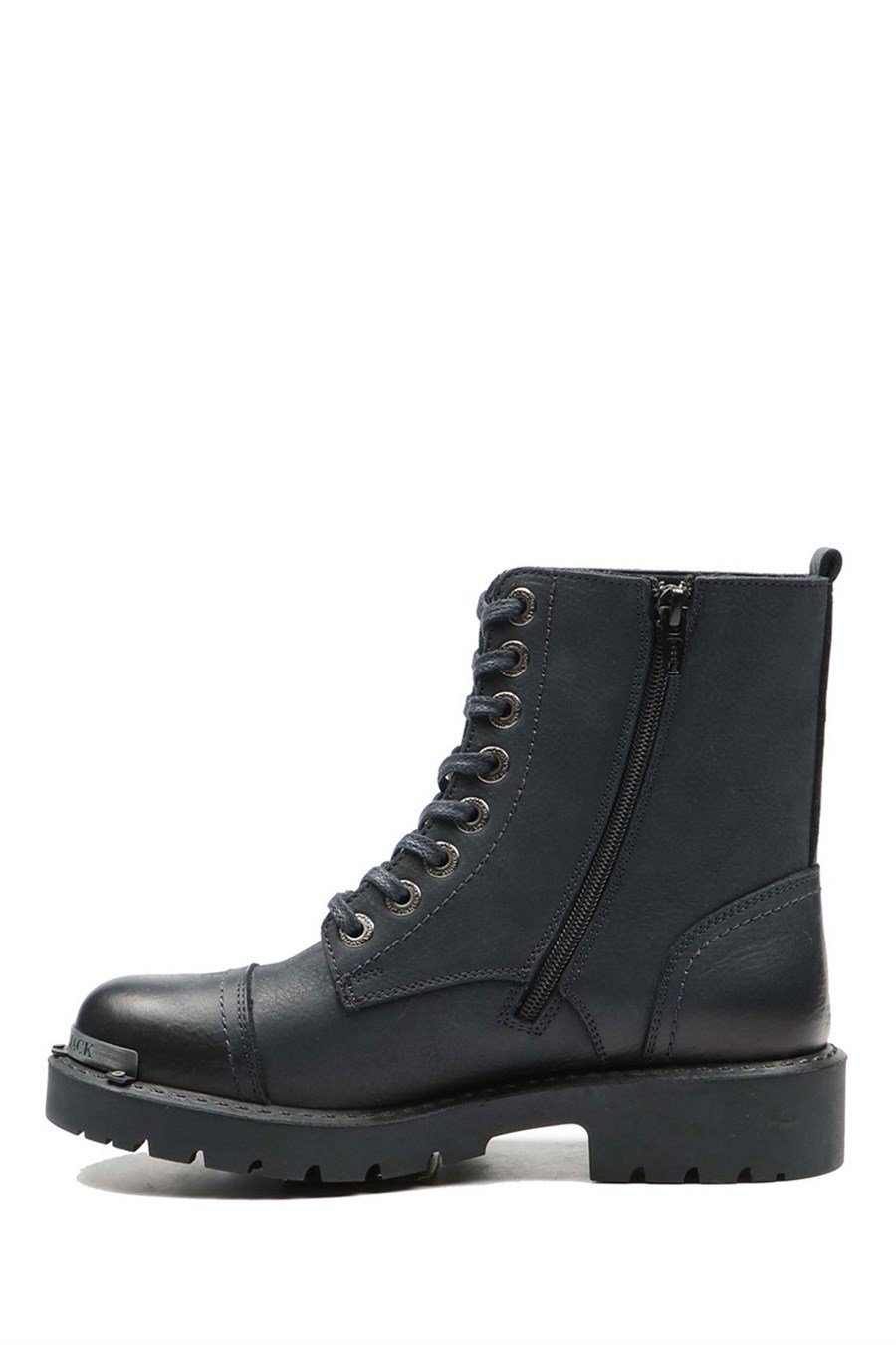 Real Leather Navy  Female Boots