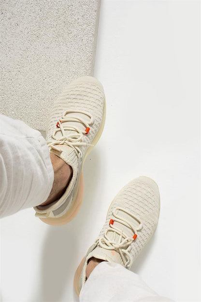 Lambor Beige Men's Shoes