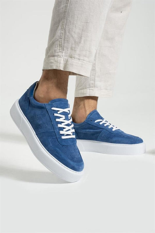 Leeds Blue Men's Shoes