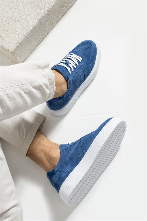 Leeds Blue Men's Shoes