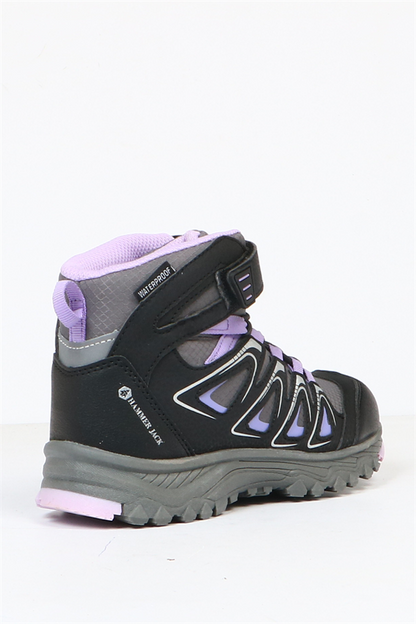 Celos Waterproof Lilac Outdoor Kids Boots