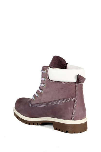 Genuine Leather Lilac Boots