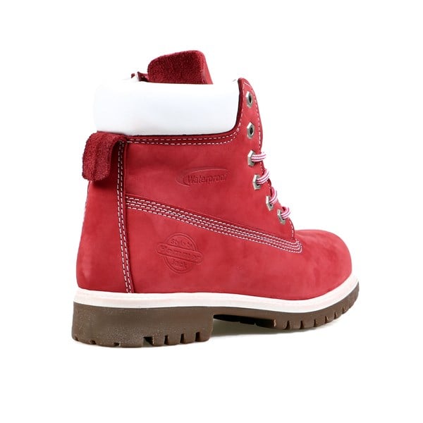 Genuine Leather Red Boots