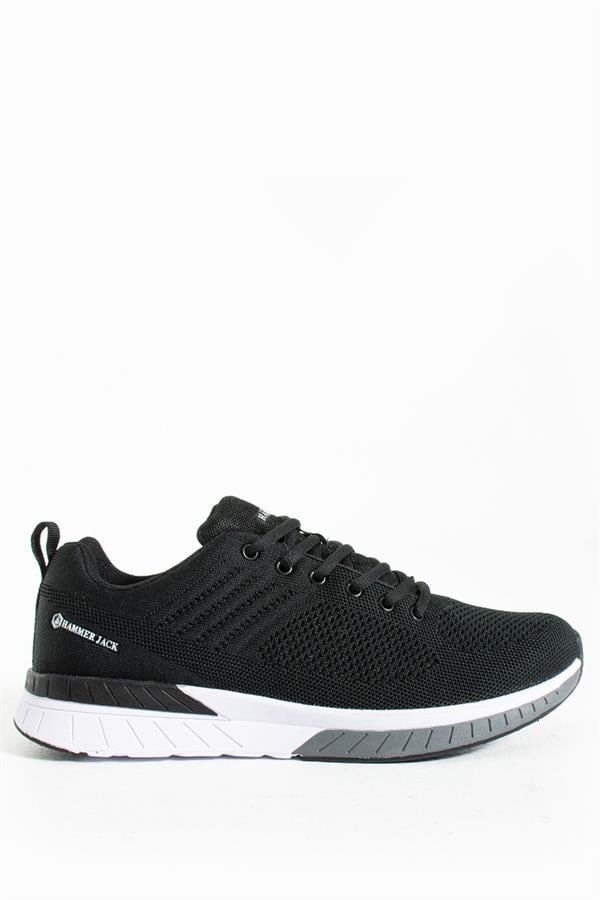 Manaus Black And White Men's Sports Shoes