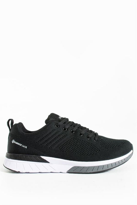 Manaus Black And White Men's Sports Shoes