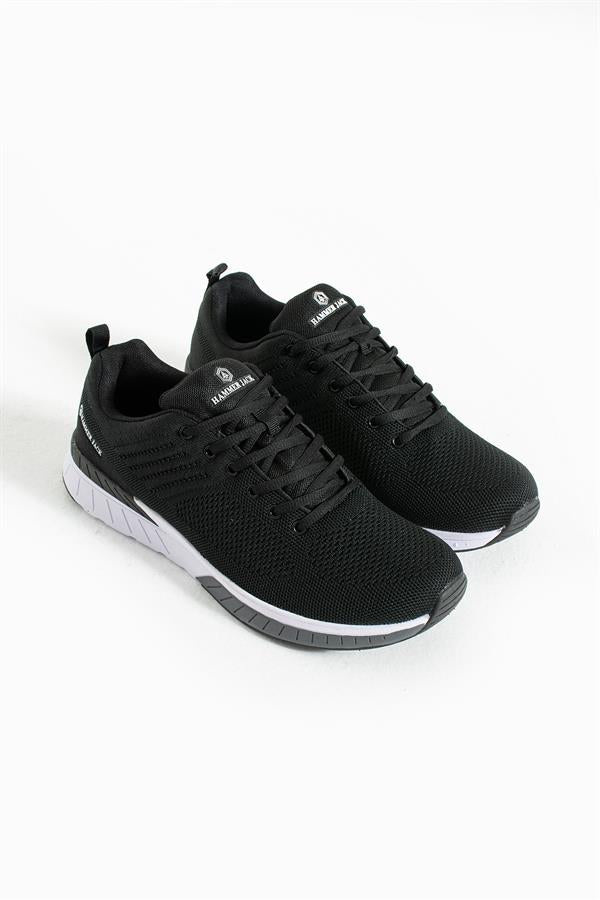 Manaus Black And White Men's Sports Shoes