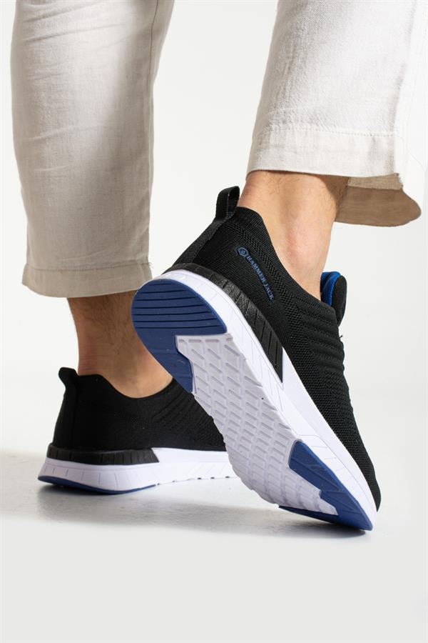 Manaus Black Saks Blue Men's Sports Shoes