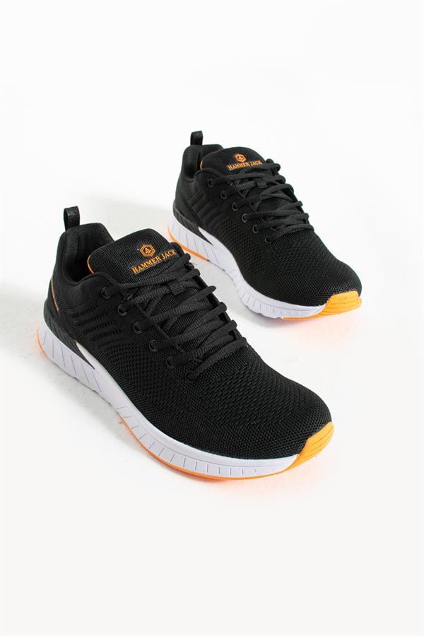 Manaus Black Orange Men's Athletic Shoes