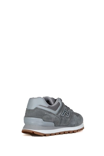 Chile Genuine Leather Meet Grey Crepe Women's Sports Shoes