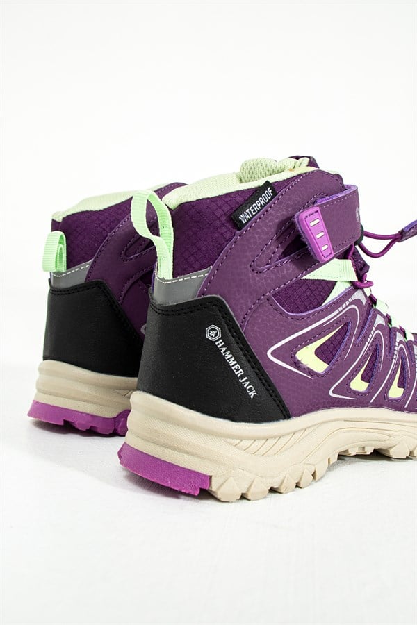 Waterproof Purple Outdoor Kids Boots