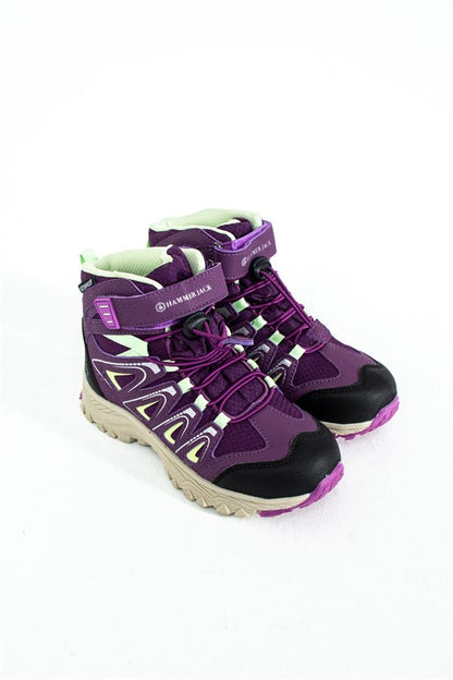 Waterproof Purple Outdoor Kids Boots