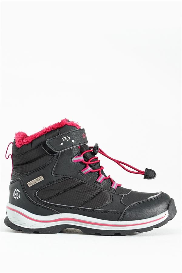 Moreno Waterproof Black Outdoor Kids Boots