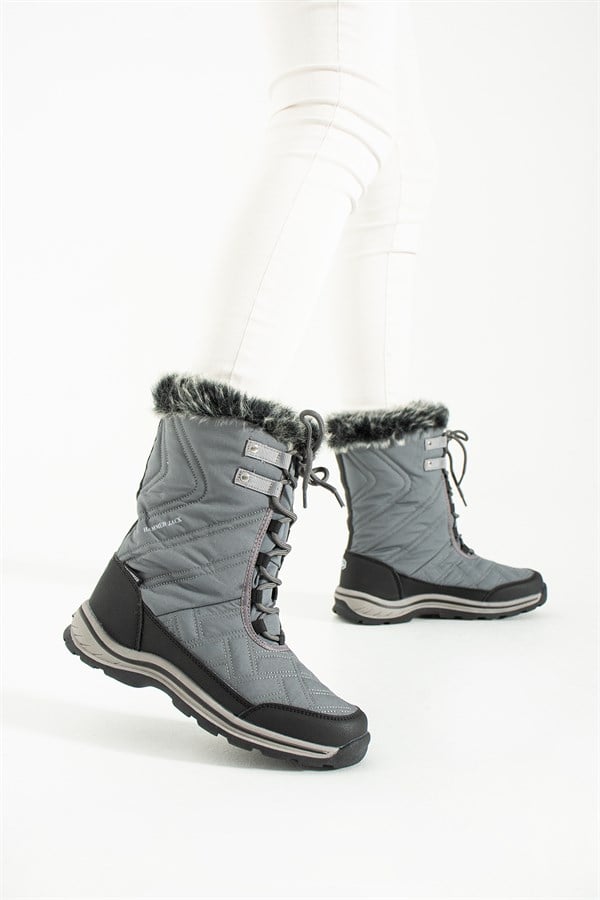 Waterproof Gray Outdoor Women's Boots