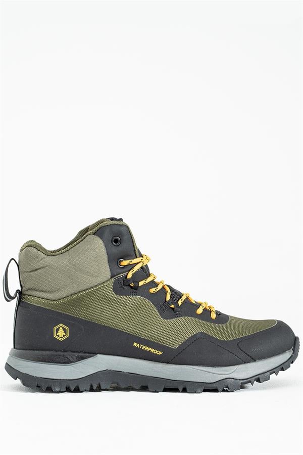 Waterproof Khaki Orange Outdoor Men's Boots