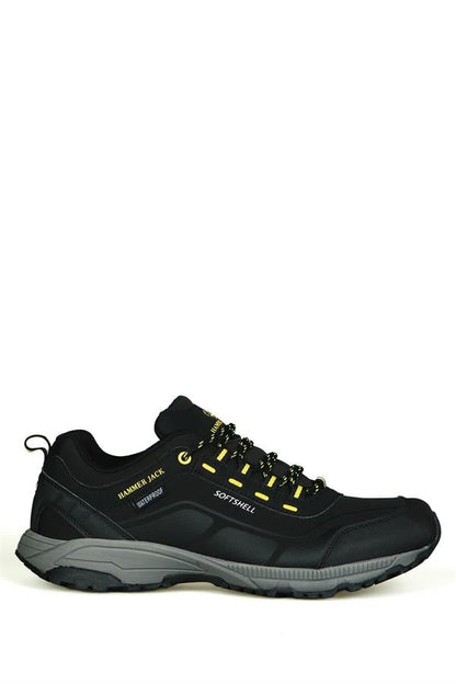Waterproof Black Yellow Outdoor Men's Shoes