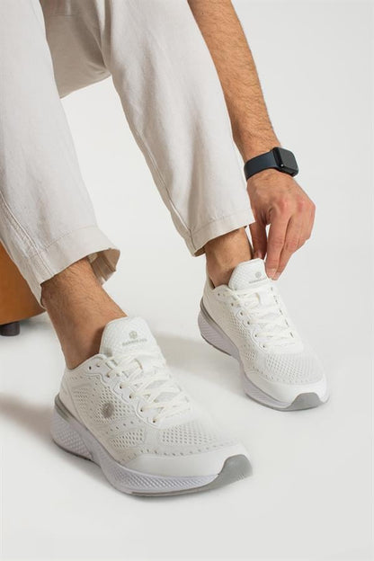 White Men's Sports Shoes