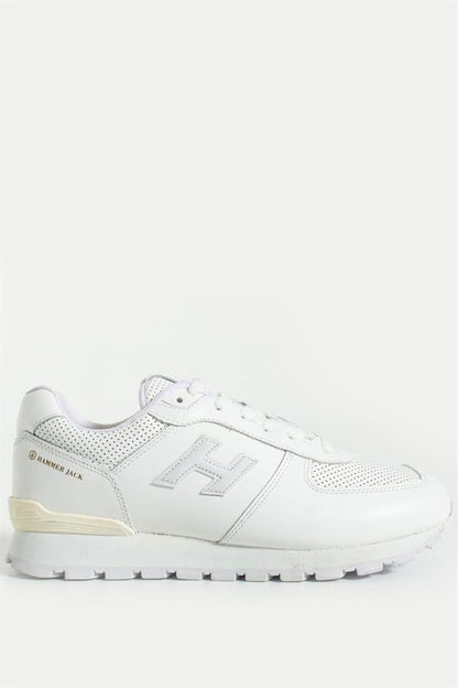 Peruvian True Leather White Men's Sports Shoes