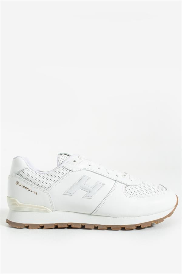 Peruvian True Leather White Pancake Men's Sports Shoes
