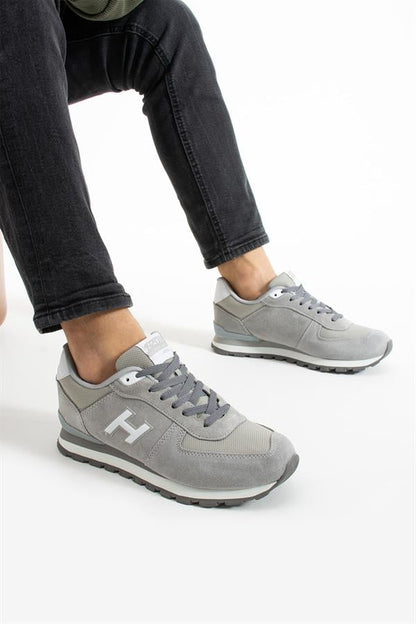 Peruvian Genuine Leather Cement White Men's Athletic Shoes