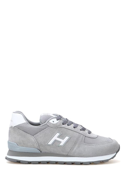 Peruvian Genuine Leather Grey White Women's Sports Shoes