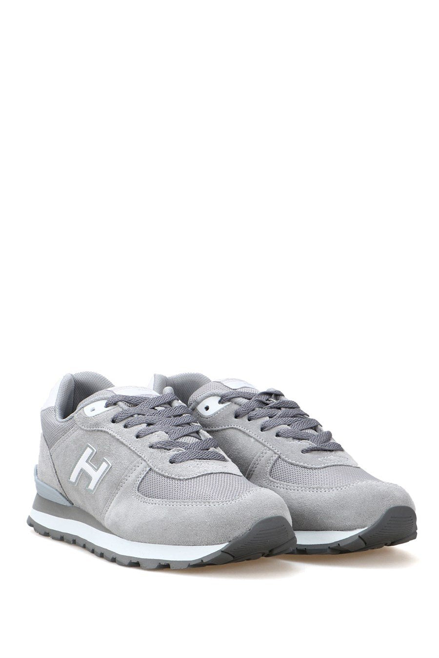 Peruvian Genuine Leather Grey White Women's Sports Shoes