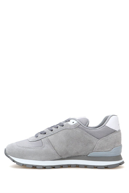 Peruvian Genuine Leather Grey White Women's Sports Shoes