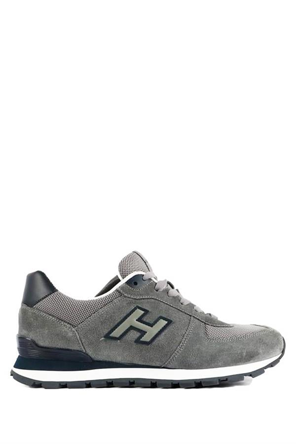 Peruvian Genuine Leather Grey Men's Sports Shoes