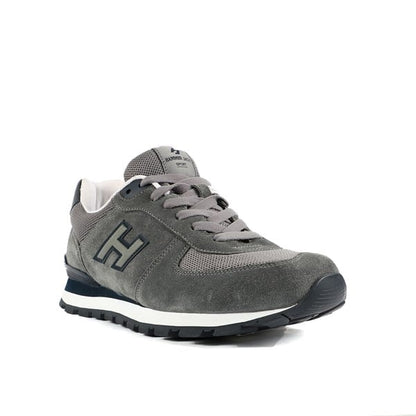 Peruvian Genuine Leather Grey Violet Women's Athletic Shoes