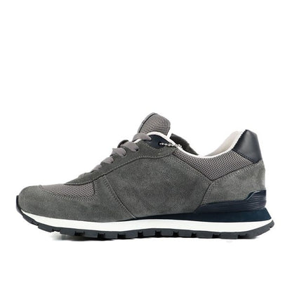 Peruvian Genuine Leather Grey Violet Women's Athletic Shoes