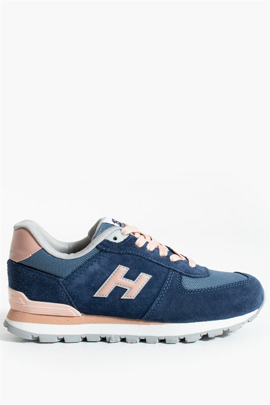 Peruvian True Leather Dark Indigo Powdered Women's Sports Shoes