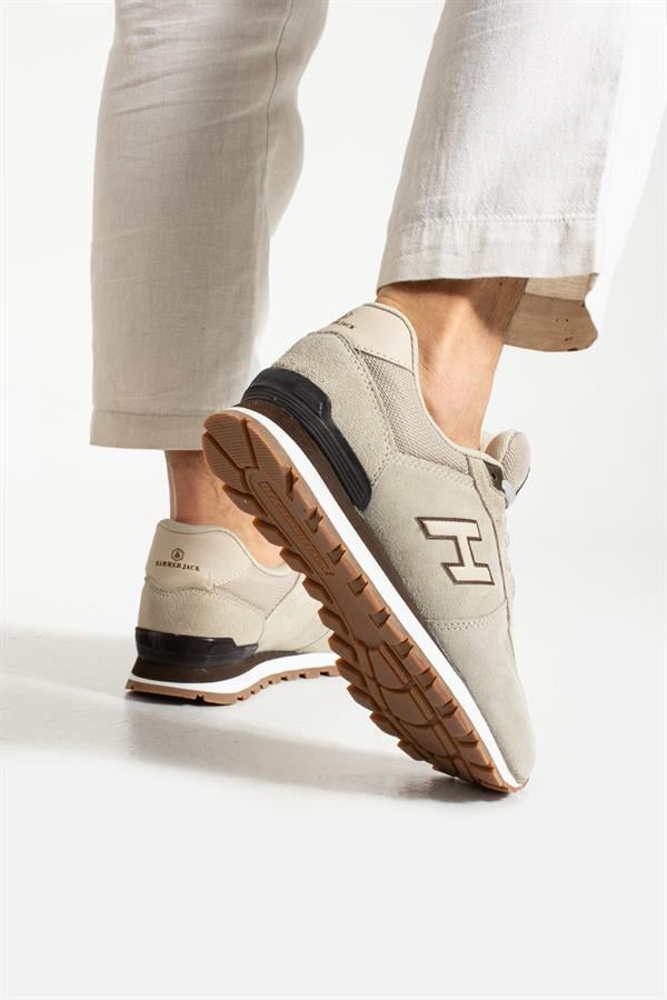 Peruvian Genuine Leather Paparus Taba Men's Athletic Shoes