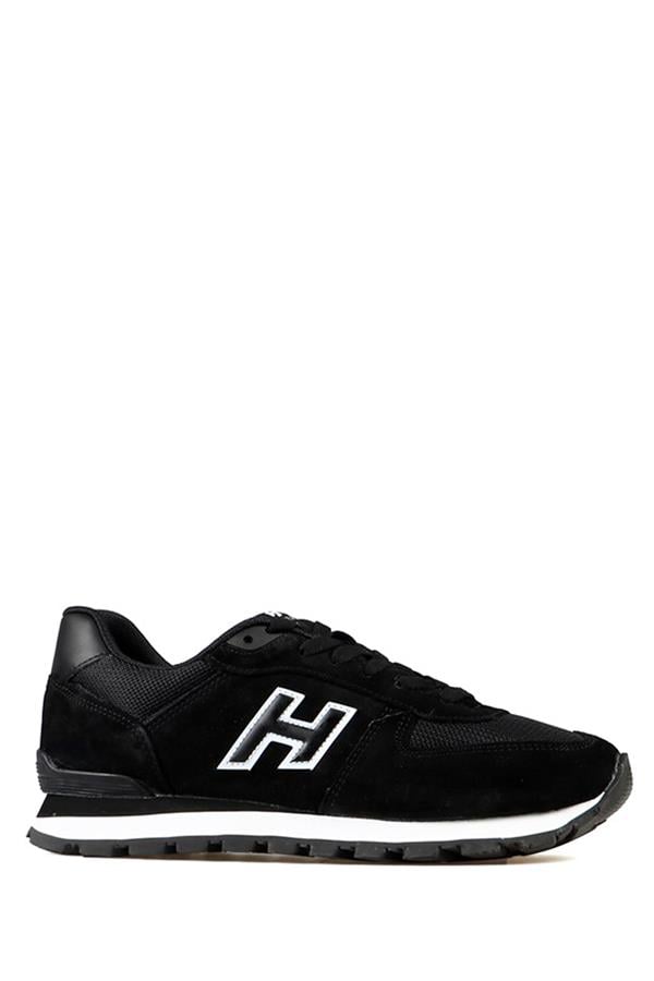 Peruvian Genuine Leather Black Men's Athletic Shoes
