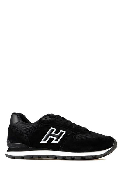Peruvian Genuine Leather Black Men's Athletic Shoes