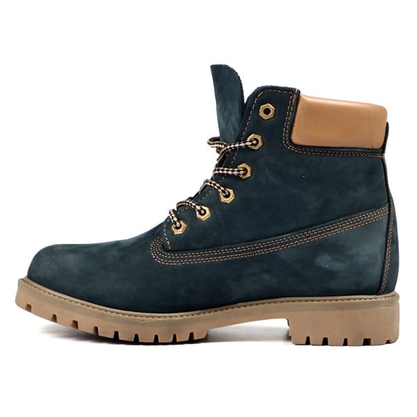 Genuine Leather Petrol Blue Men's Boots