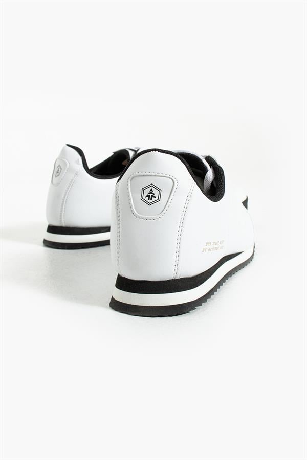 Pico White And Black Men's Sports Shoes