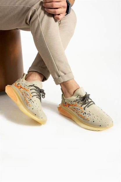 Beige Men's Athletic Shoes