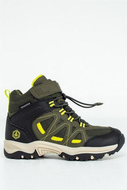 Waterproof Haki Outdoor Kids Boots