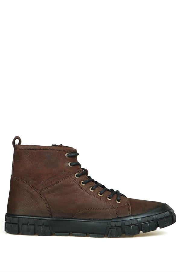 Sharon Real Leather Brown Men's Boots