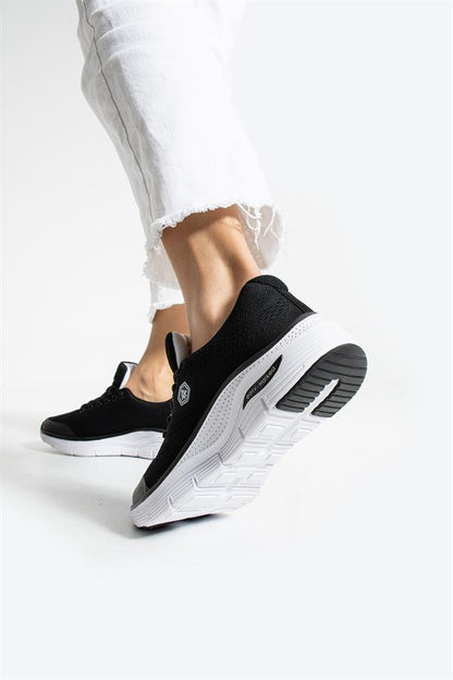 Black And White Women's Sneakers