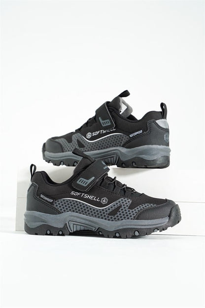 Black Waterproof Outdoor Children's Shoes