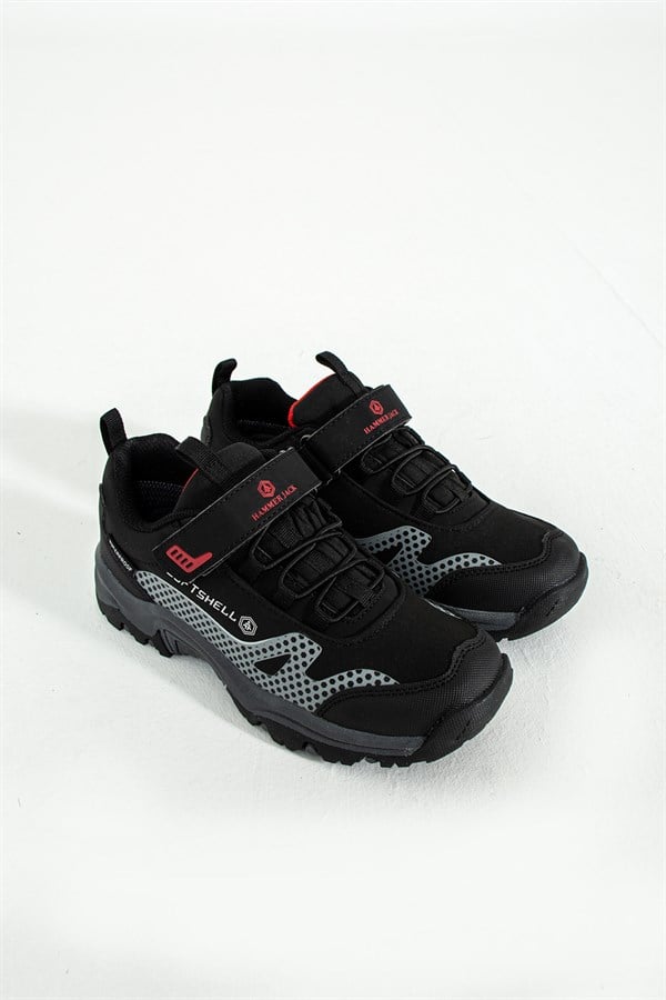 Black Waterproof Outdoor Children's Shoes