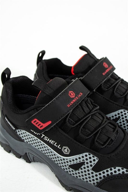 Black Waterproof Outdoor Children's Shoes