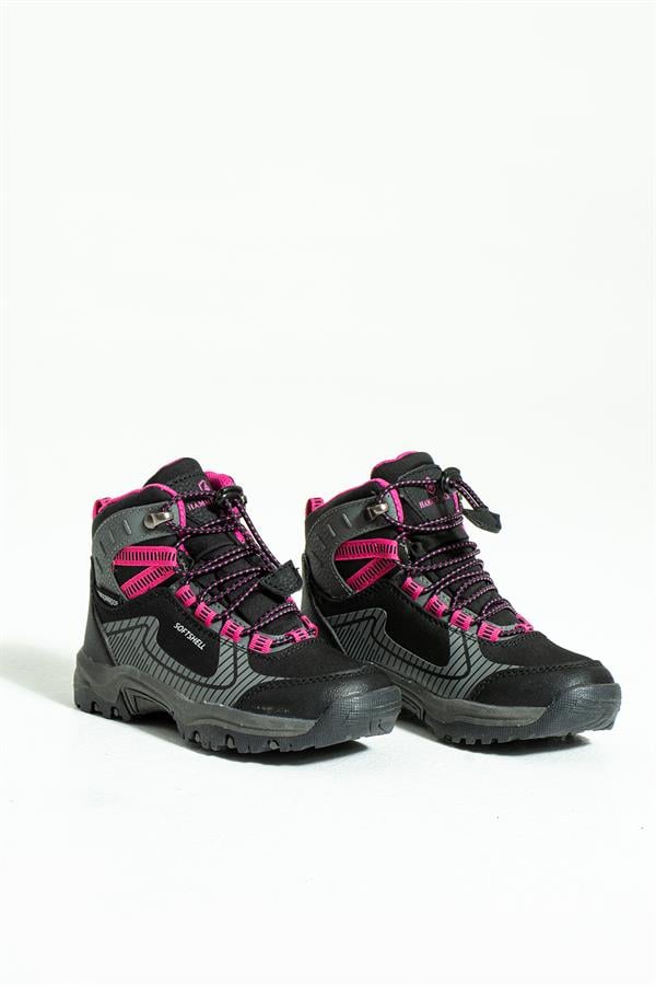 Tomas Black Fushia Outdoor Children's Boots