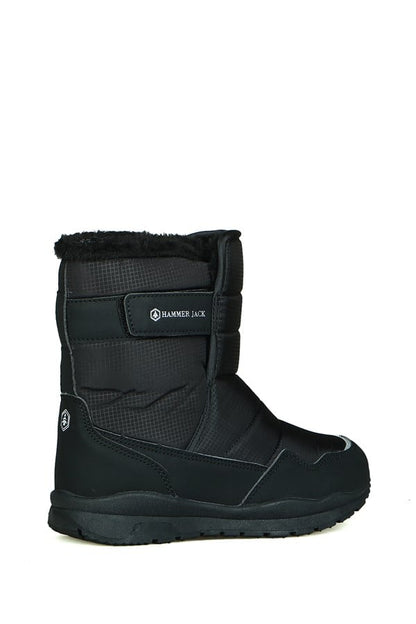 Waterproof Black Outdoor Kids' Boots