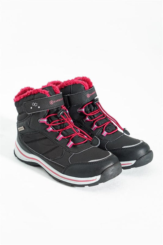 Moreno Waterproof Black Outdoor Kids Boots