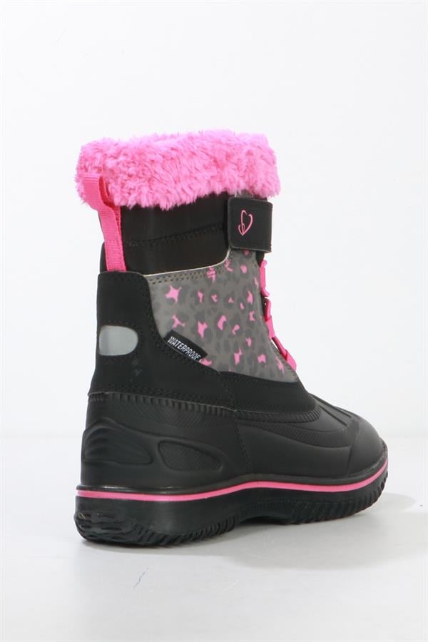Waterproof Black Outdoor Kids Boots