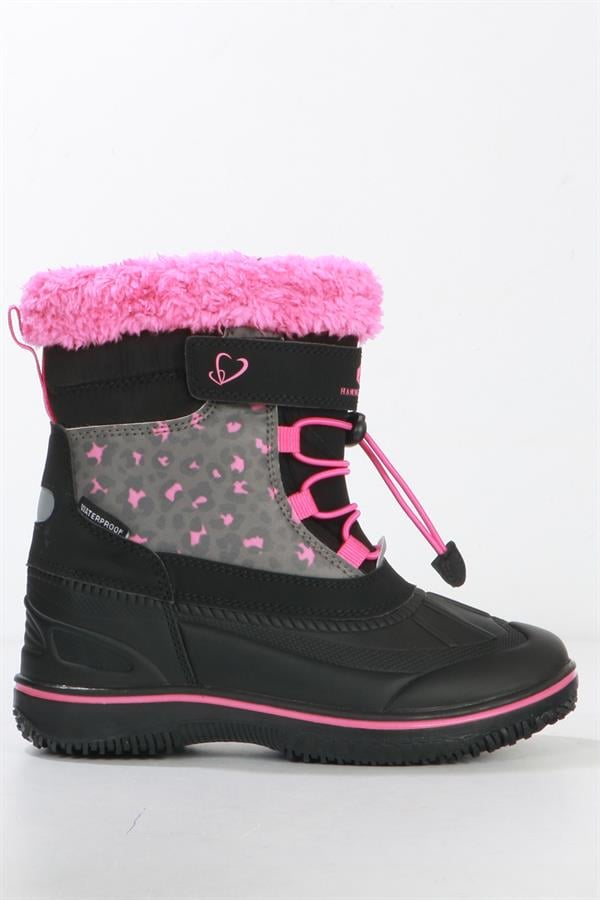 Waterproof Black Outdoor Kids Boots