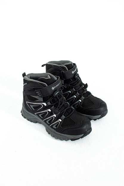 Waterproof Black Waterproof Outdoor Kids Boots