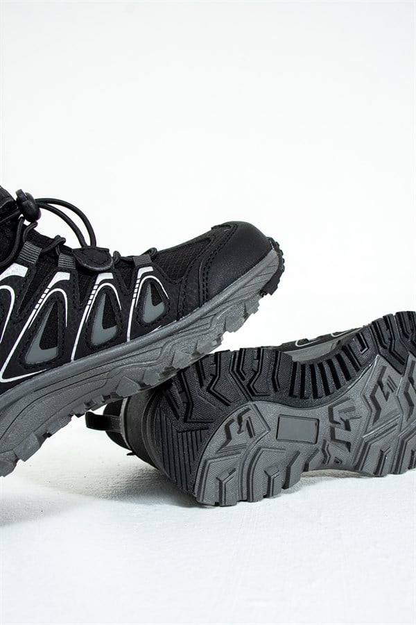 Waterproof Black Waterproof Outdoor Kids Boots
