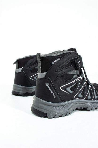 Waterproof Black Waterproof Outdoor Kids Boots